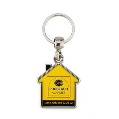 PORTE CLES METALLIQUE MAISON PERSONNALISABLE Alann Marks