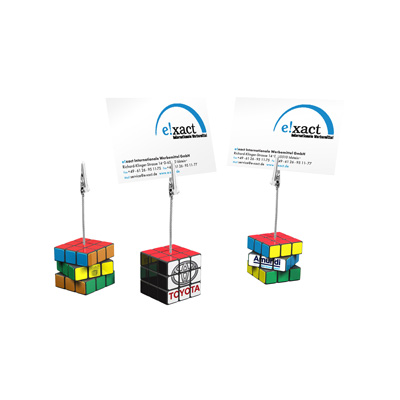 Rubiks cube Memo Clip personnalisable - Alann Marks